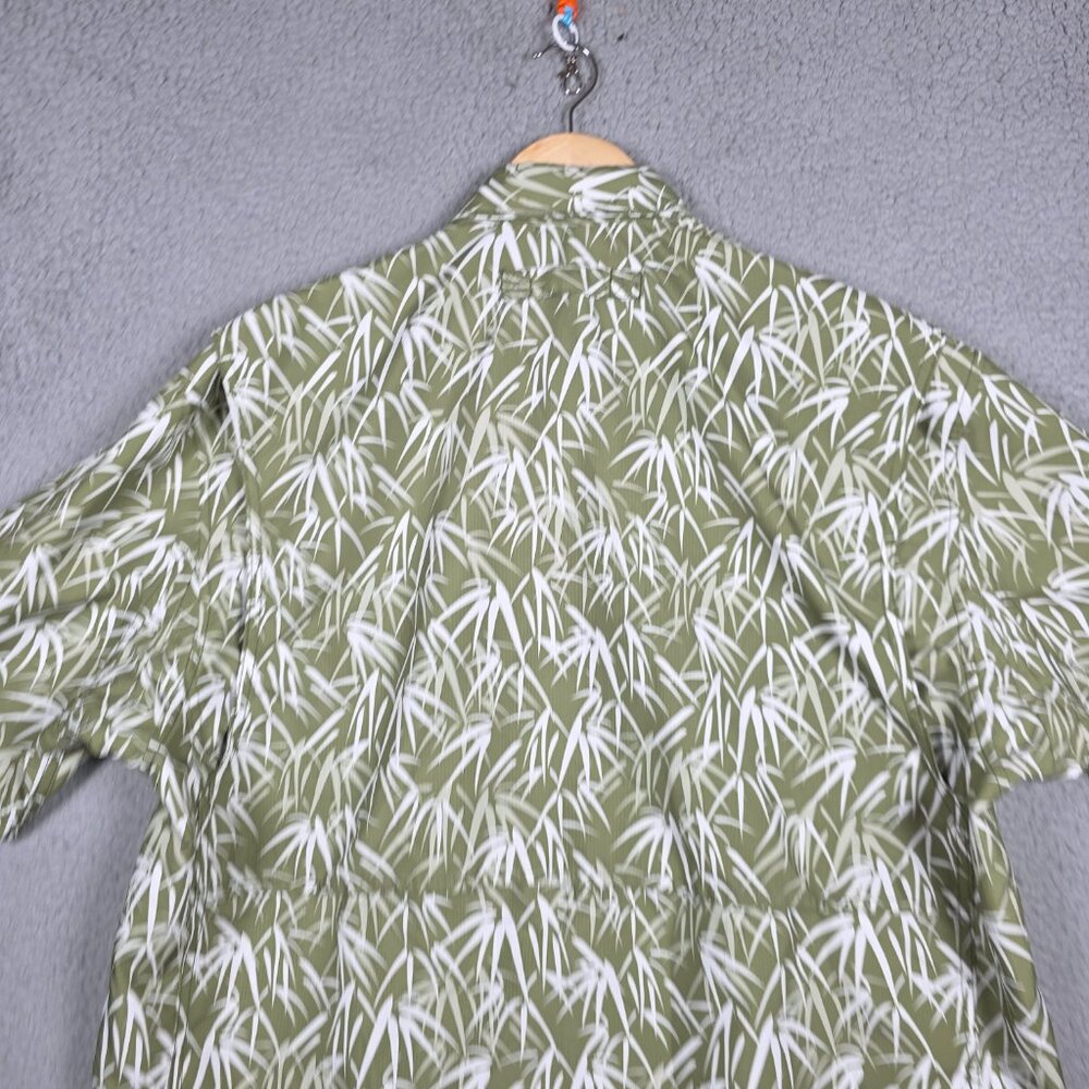 Duluth Trading Co Shirt Mens Size LT Plant Floral All Over Print Vented Hiking - Picture 5 of 12
